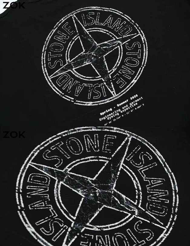 ZOK / 스톤아일랜드 프린트반팔티셔츠