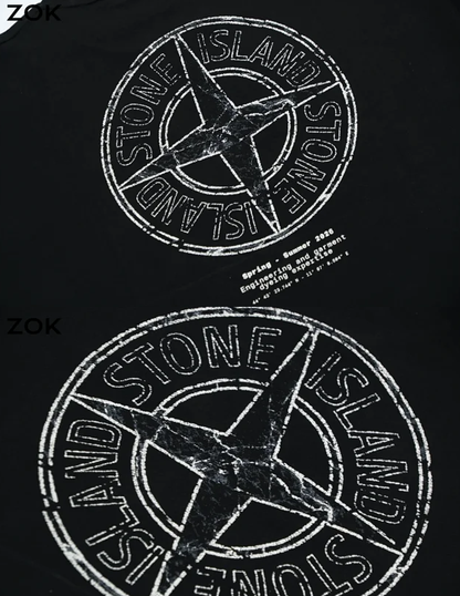 ZOK / 스톤아일랜드 프린트반팔티셔츠
