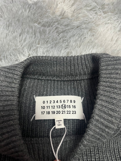 탑아키마 / 마르지엘라  23AW 사각스티치솔리드울풀오버니트