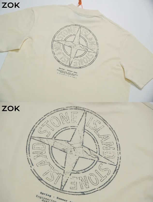 ZOK / 스톤아일랜드 프린트반팔티셔츠