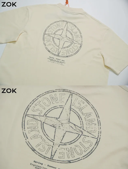 ZOK / 스톤아일랜드 프린트반팔티셔츠