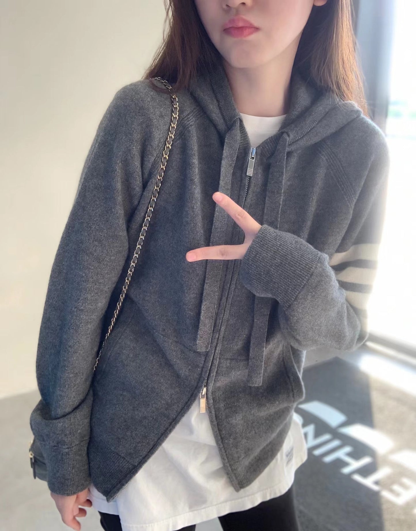 Marble / Thom Browne Cashmere Hoodie