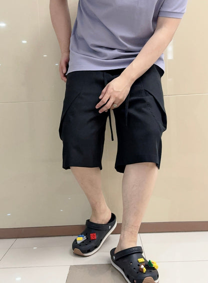 아밍 / 에르메스 냉감 오버사이즈 캐주얼 린넨 반바지