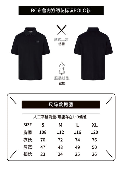 zb / 브루넬로 쿠치넬리  반팔 폴로 셔츠