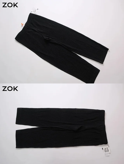 ZOK / 이세이미야케 의류 내장 끈 달린 긴바지