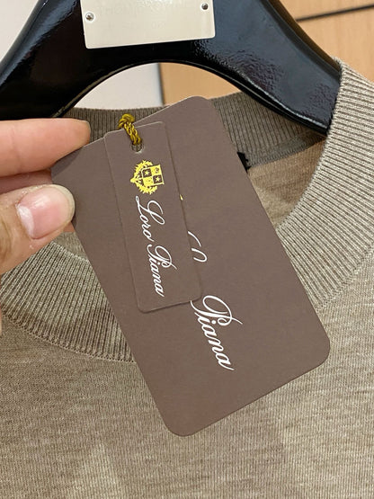 zb / 로로피아나  라운드넥 긴팔 니트