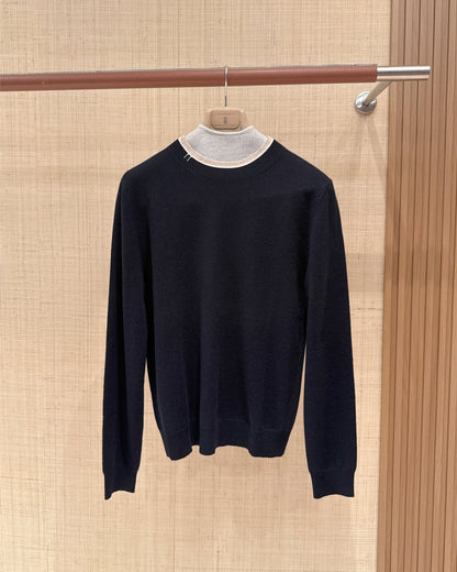 zb / 에르메스  라운드넥 긴팔 니트