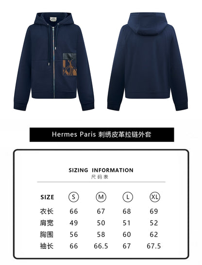 zb / 에르메스  지퍼 후드 재킷