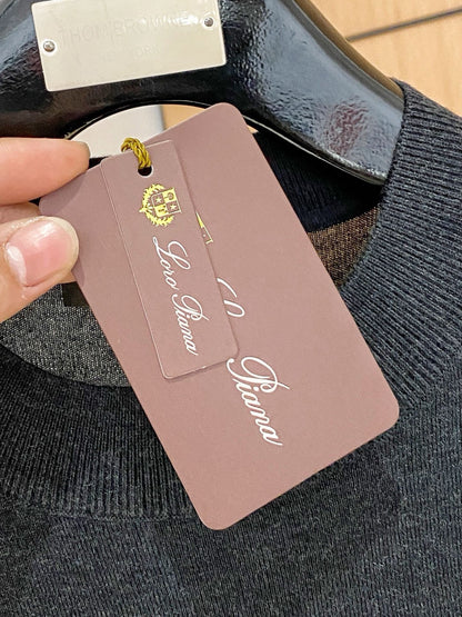 zb / 로로피아나  라운드넥 긴팔 니트