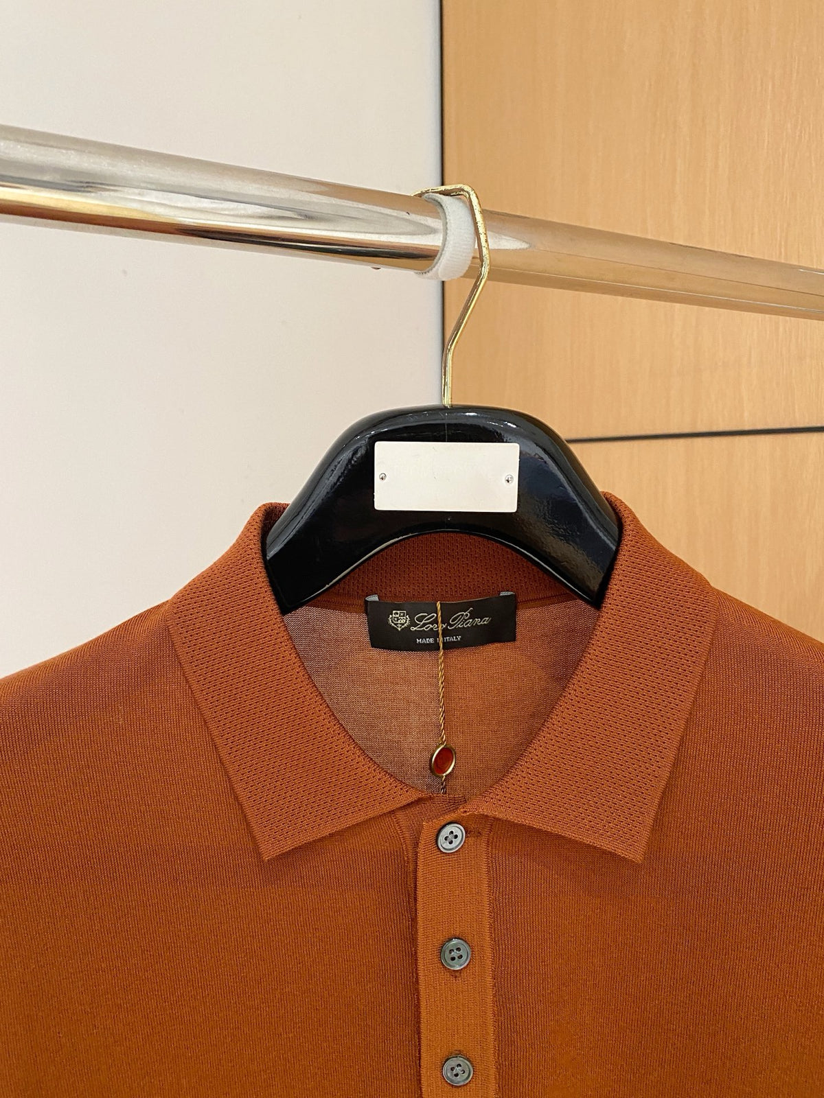 zb / 로로피아나  반팔 니트 폴로셔츠