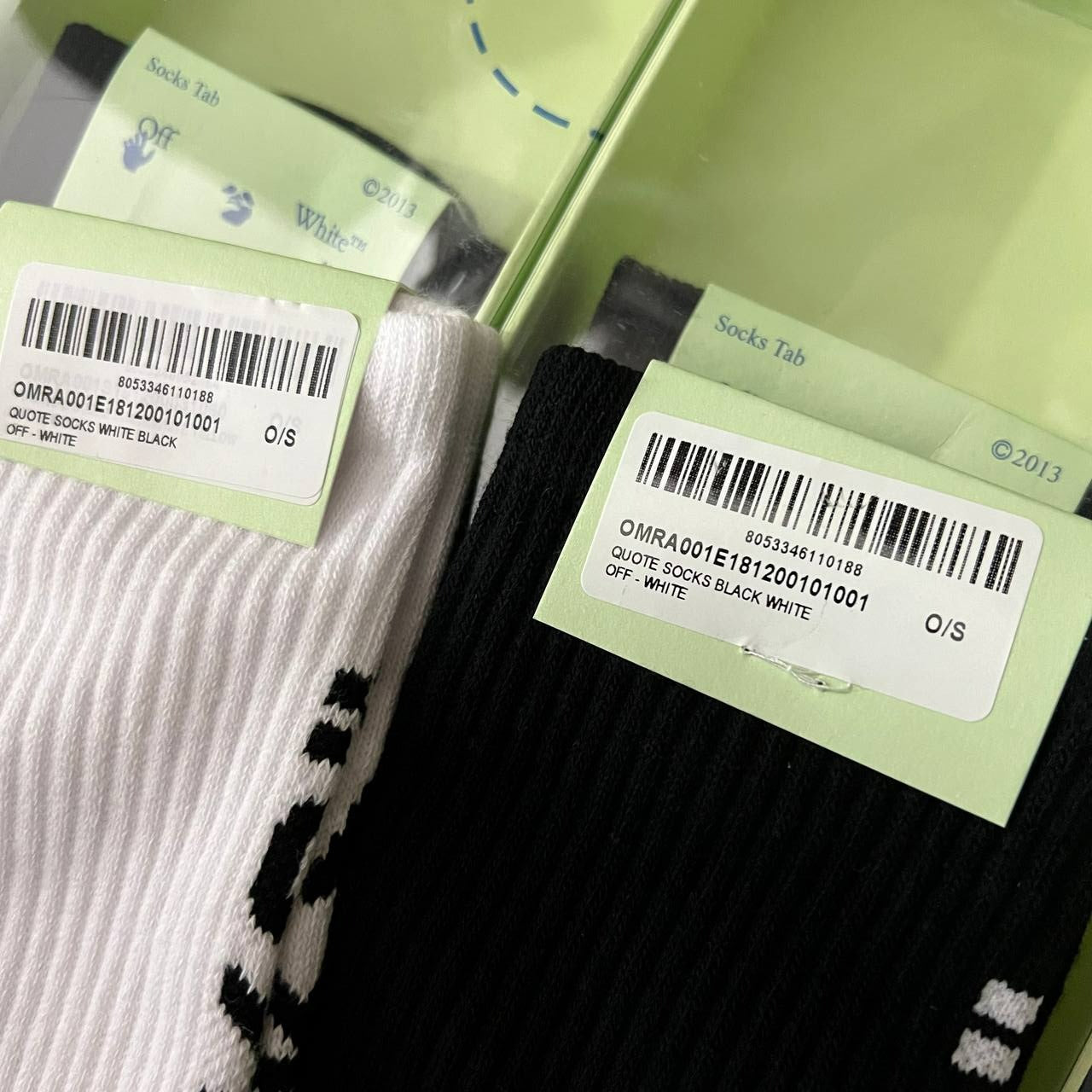 CND / OFF WHITE Typographic Socks