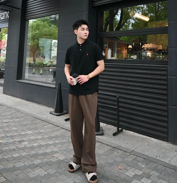 ZOK / 랄프 로렌  자수 반팔