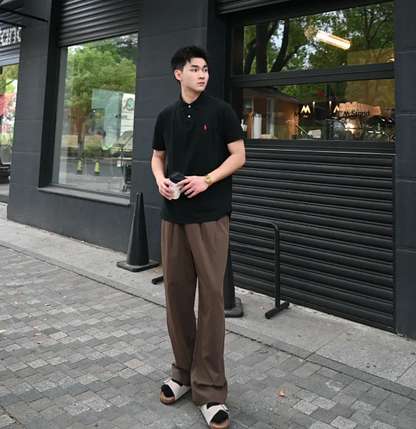 ZOK / 랄프 로렌  자수 반팔