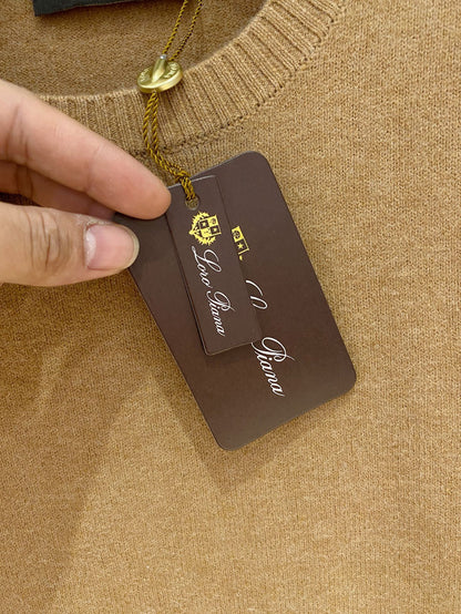 zb / 로로피아나  라운드넥 긴팔 니트