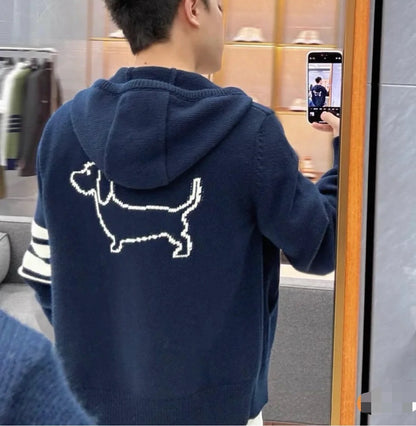 대리석 / 톰브라운 울 지퍼 맨투맨