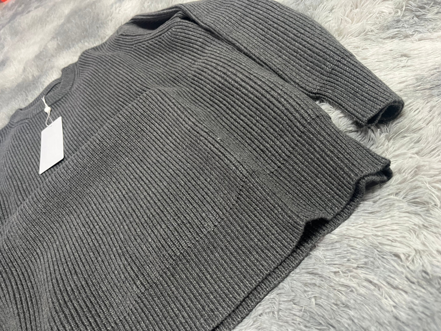 탑아키마 / 마르지엘라  23AW 사각스티치솔리드울풀오버니트