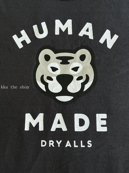 kka / 휴먼메이드 반팔티 ,  HUMAN MADE Tiger short sleeve black