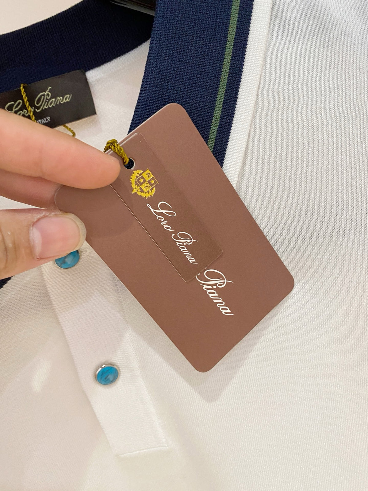 zb / 로로피아나  반팔 폴로셔츠