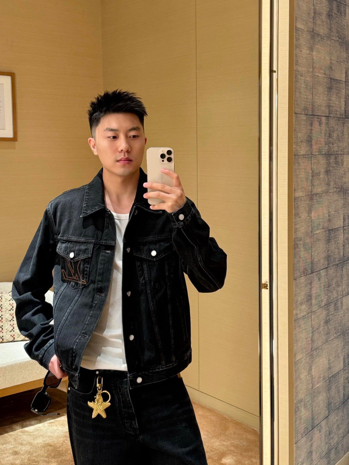 zb / 루이비통 데님 재킷