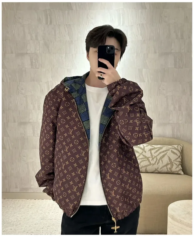 Tile factory / Louis Vuitton men's windproof hooded jacket