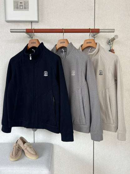 zb / 브루넬로 쿠치넬리  하이넥 재킷 아우터