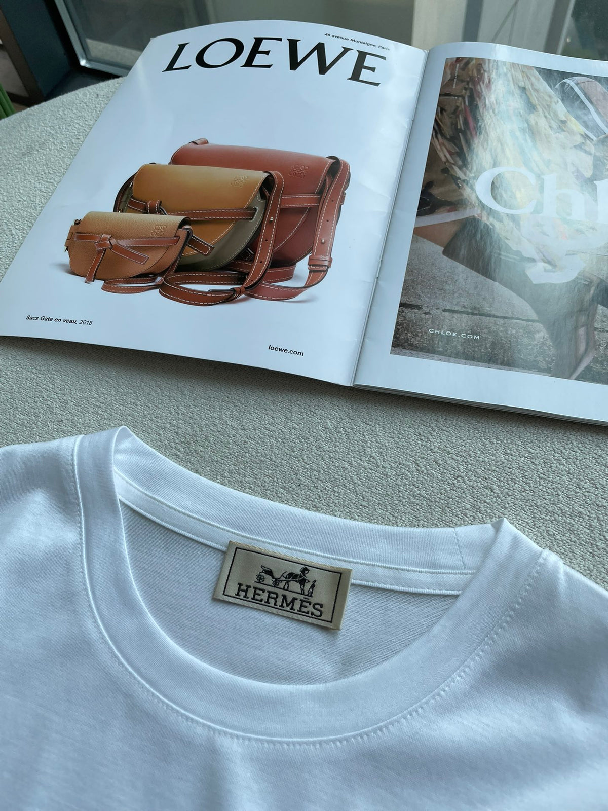 아밍 / 에르메스 2026SS 신상 남성 반팔 티셔츠