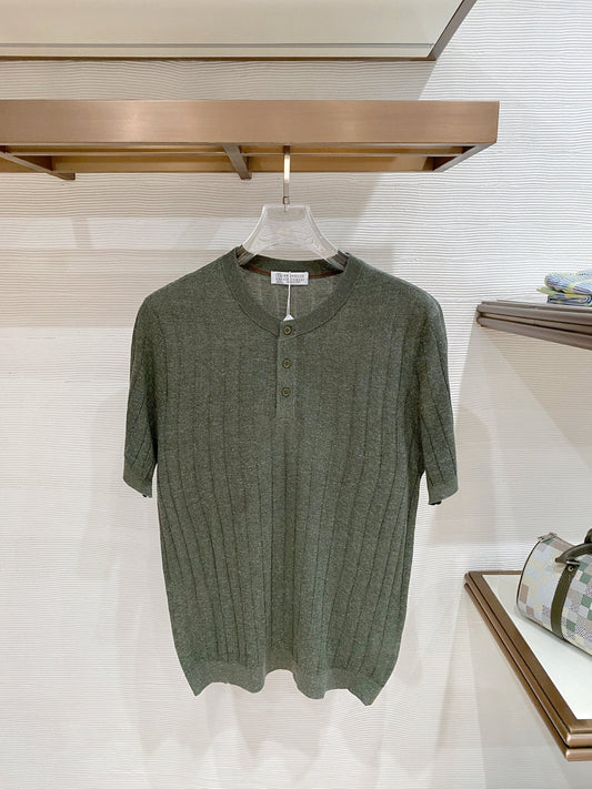 아밍 공장 / 브루넬로 쿠치넬리 반팔 라운드넥 티셔츠