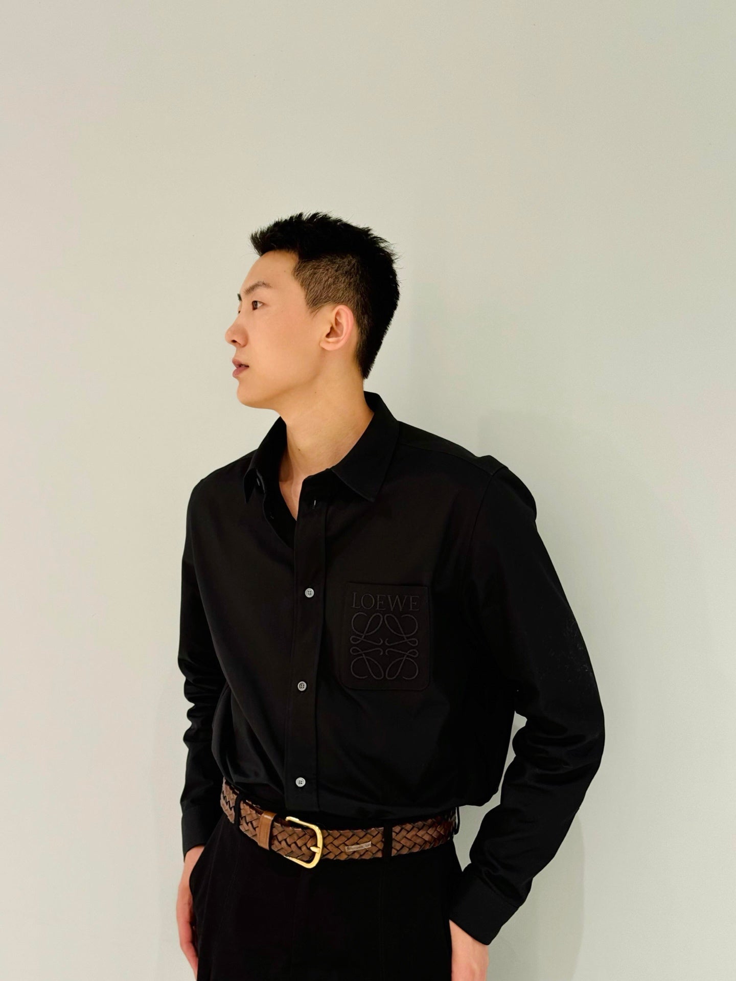 BVG / 루이비통 포켓 자수 셔츠