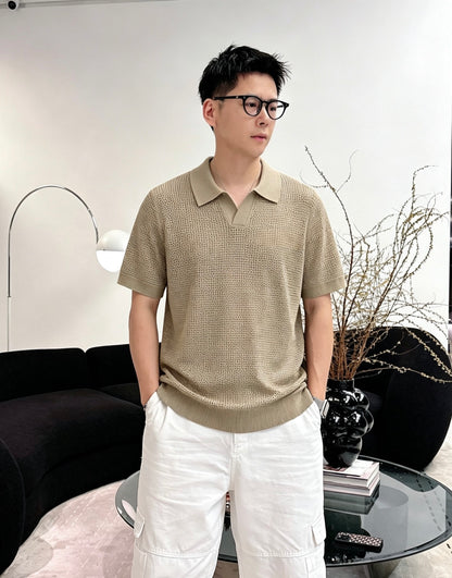 아밍 / 로로피아나 26SS 봄여름 신상 비즈니스 니트 폴로셔츠