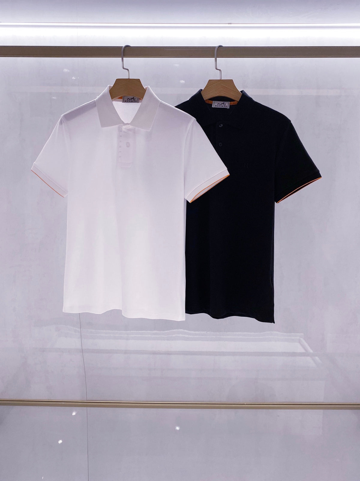 아밍 / 에르메스 26SS 여름 신상 남성 비즈니스 캐주얼 미니멀 반팔 폴로셔츠