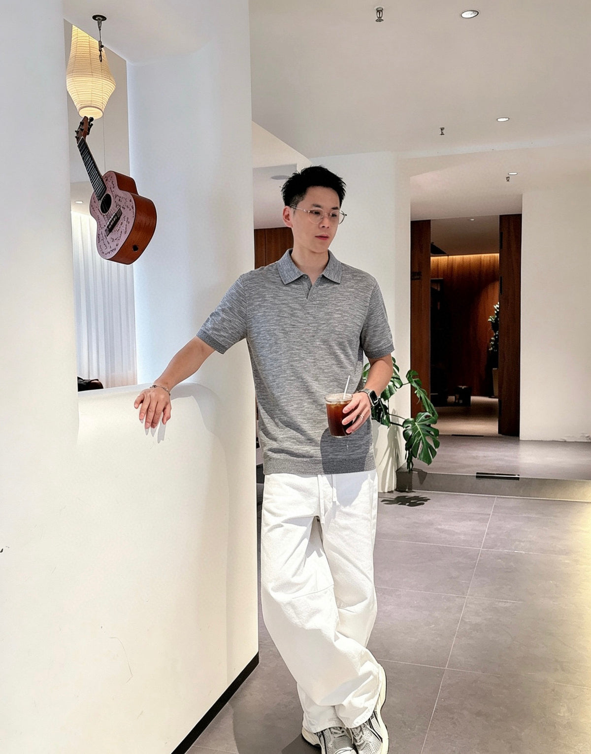 아밍 / 로로피아나 26 SS 신상 비즈니스 니트 폴로셔츠