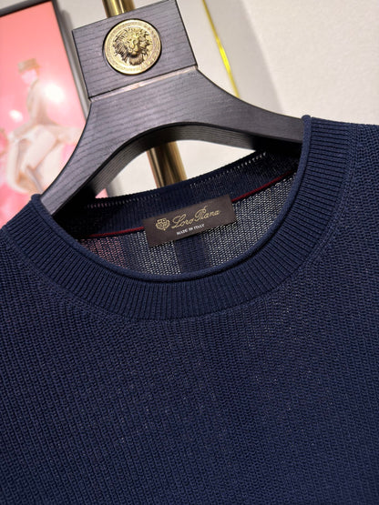 아밍 / 로로피아나 신상 남성 고급 아크릴 라이오셀 린넨 반팔 티셔츠