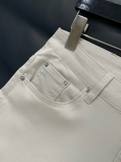 아밍 / 로로피아나 라이크라 코튼 데님룩 원단