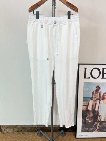 아밍 / 로로피아나 SS26 여름 린넨 긴바지