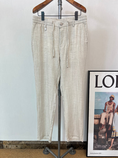 아밍 / 로로피아나 SS26 여름 린넨 긴바지