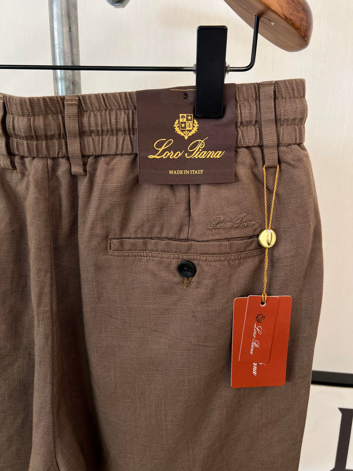 아밍 / 로로피아나 SS26 여름 린넨 반바지
