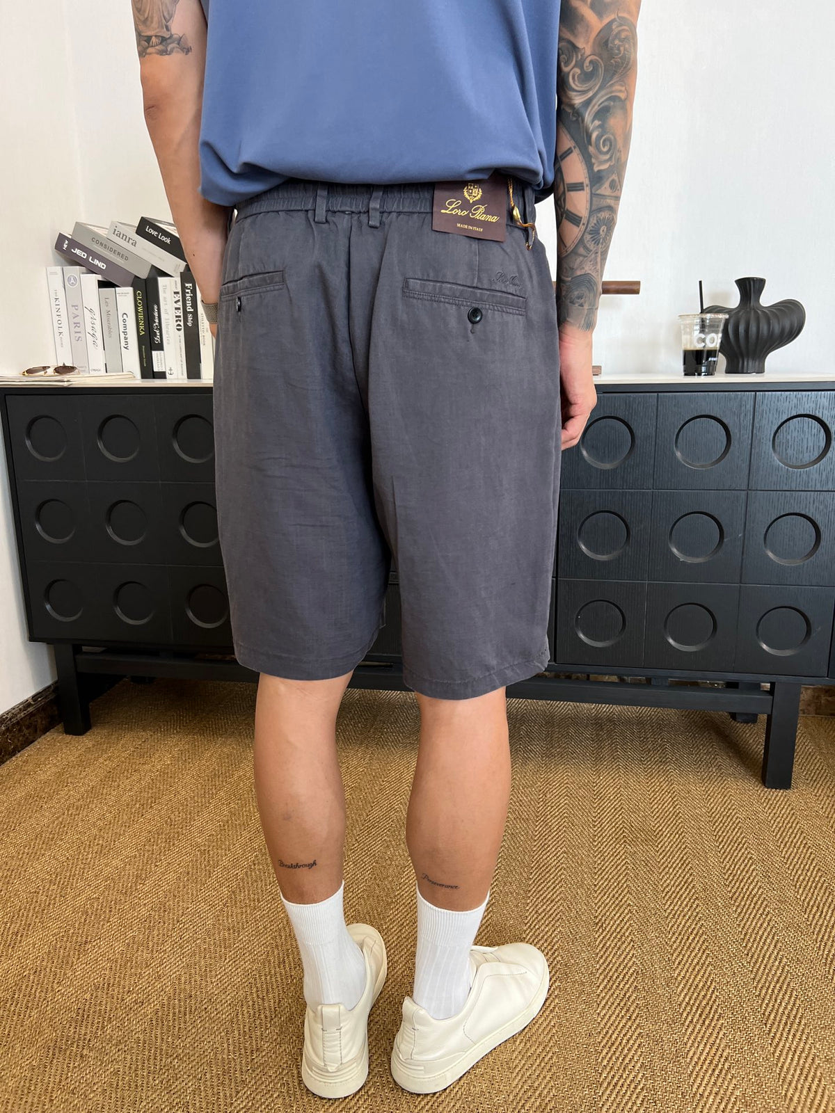 아밍 / 로로피아나 SS26 여름 린넨 반바지