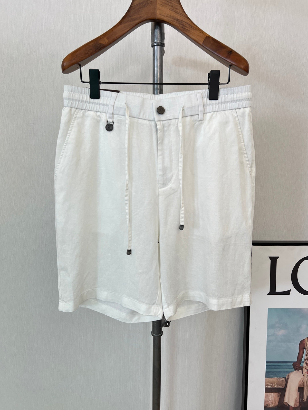 아밍 / 로로피아나 SS26 여름 린넨 반바지