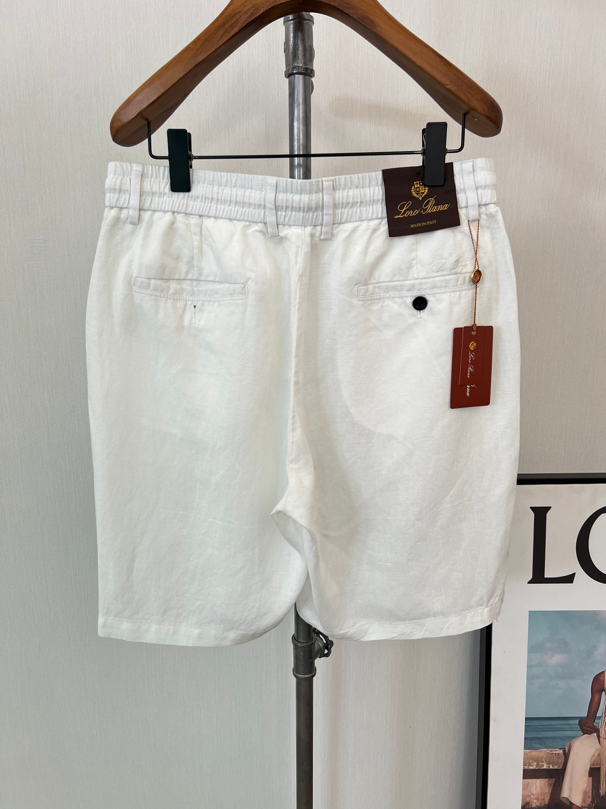 아밍 / 로로피아나 SS26 여름 린넨 반바지