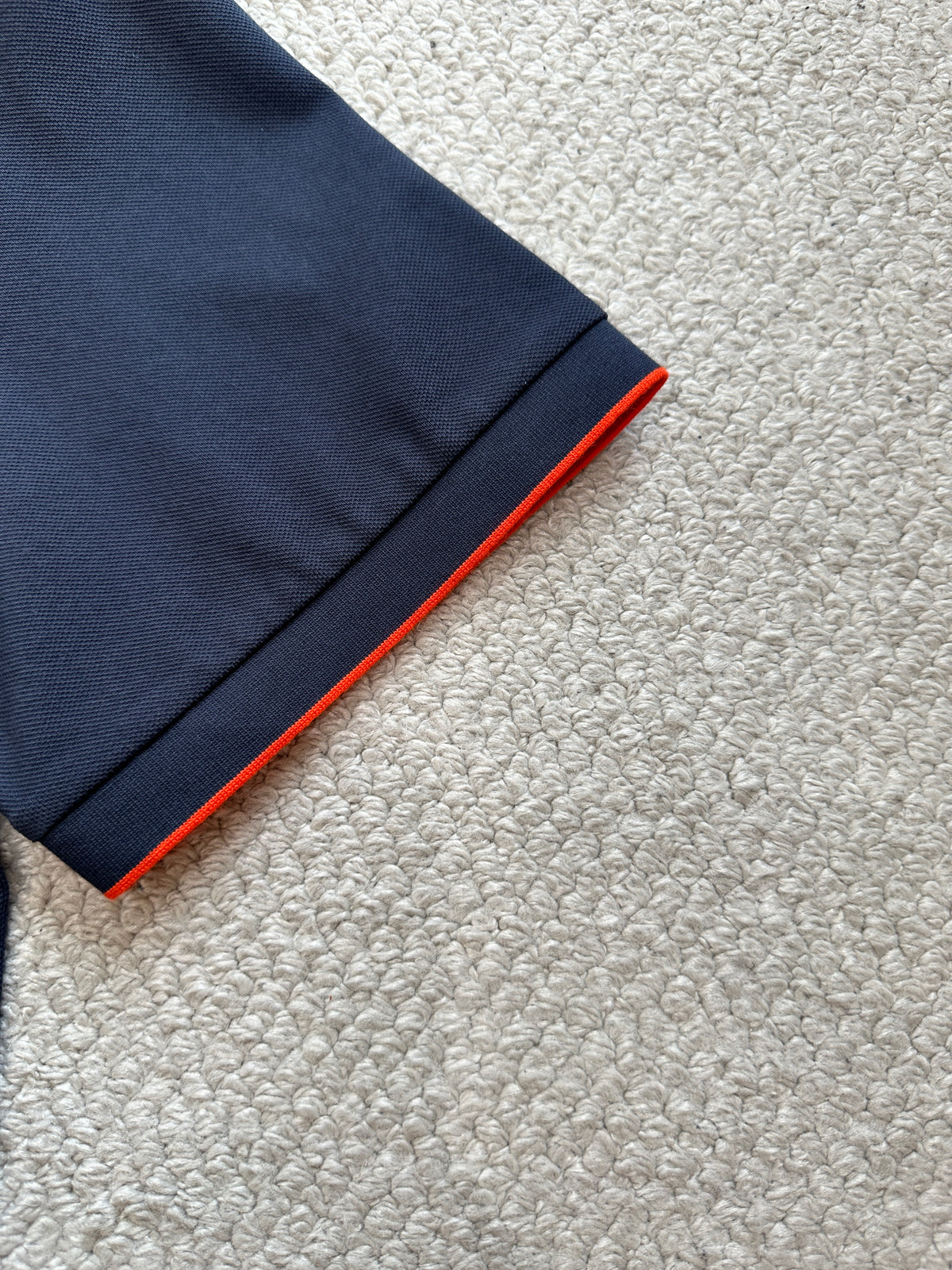 아밍 / 에르메스 딥블루 칼라 반팔 폴로