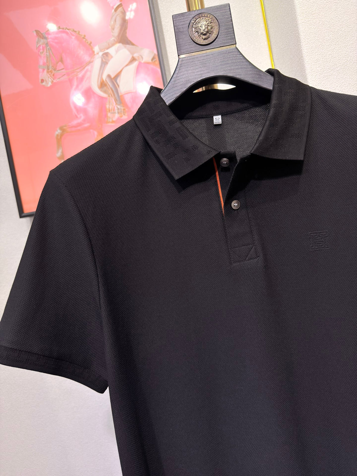 아밍 / 에르메스 남성 모달 폴리에스터 피케 코튼 폴로셔츠