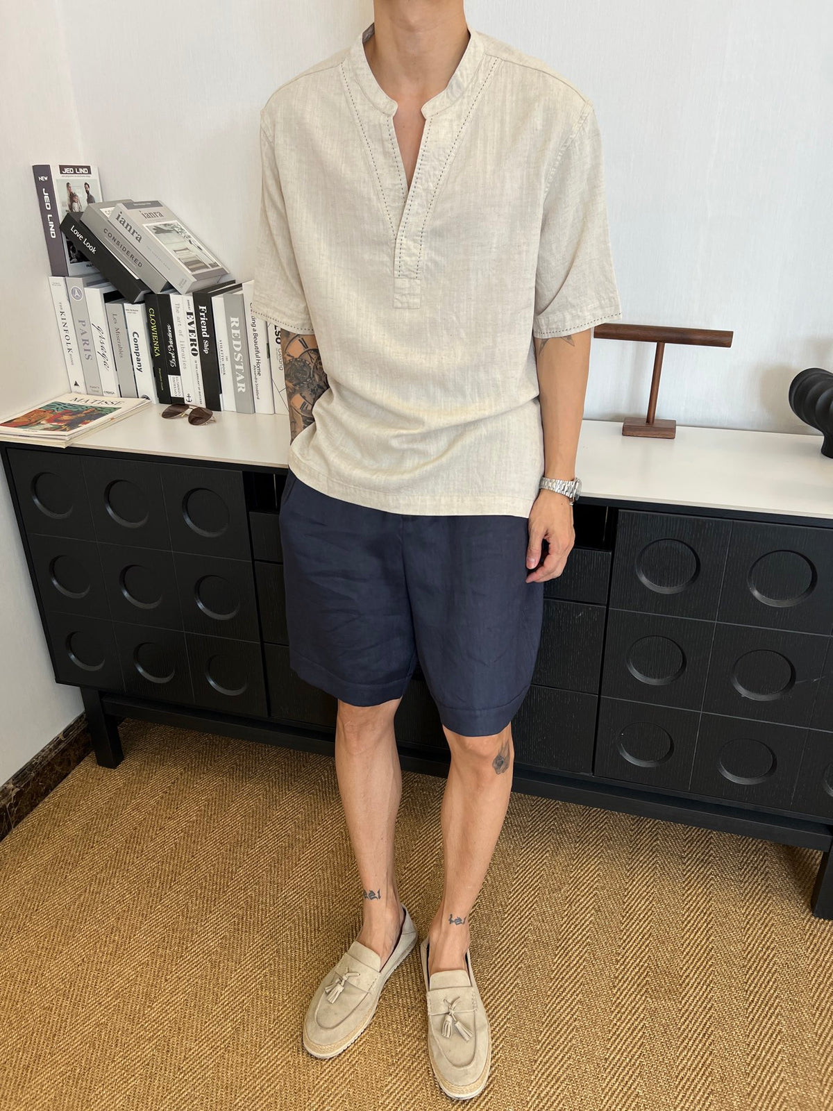 아밍 / 에르메스 SS26 여름 신상 남성 반팔 셔츠