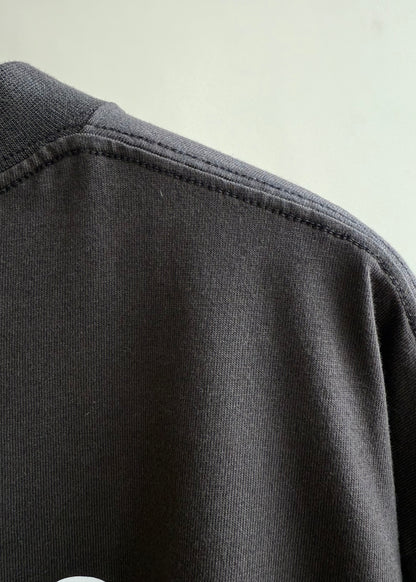 계단집 / 발렌시아가 반팔티, 앞뒤 문자 반사 스트립 그레이 티셔츠