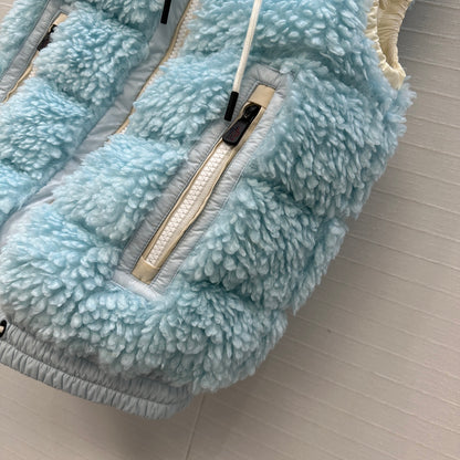 Bella / MC Faux Suede Padded Vest