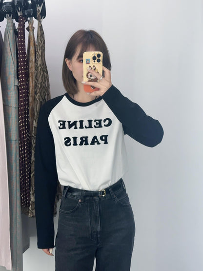 타지아 / 샤넬 콘트라스트 롱슬리브 탑