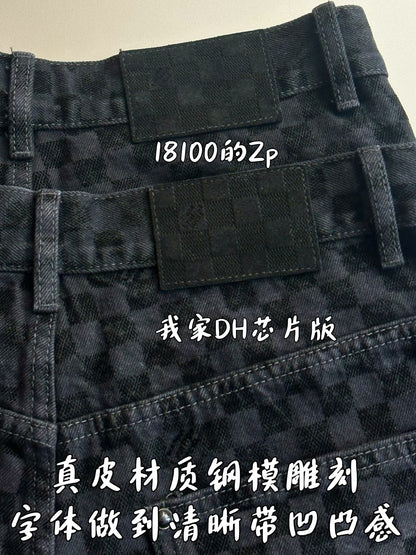 v공장 /  Louis Vuitton 루이비통 MISBHV 모노그램 블랙진