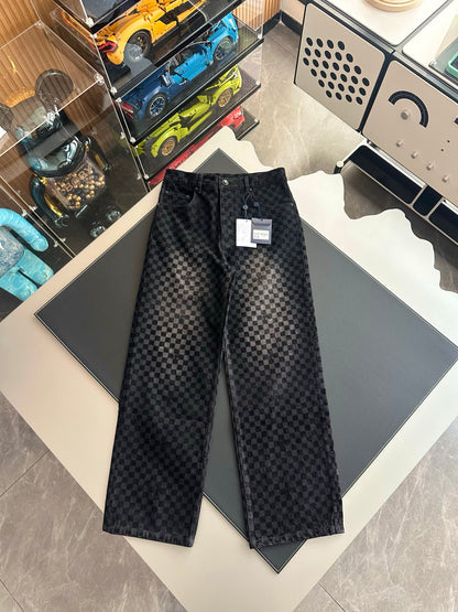 v공장 /  Louis Vuitton 루이비통 MISBHV 모노그램 블랙진
