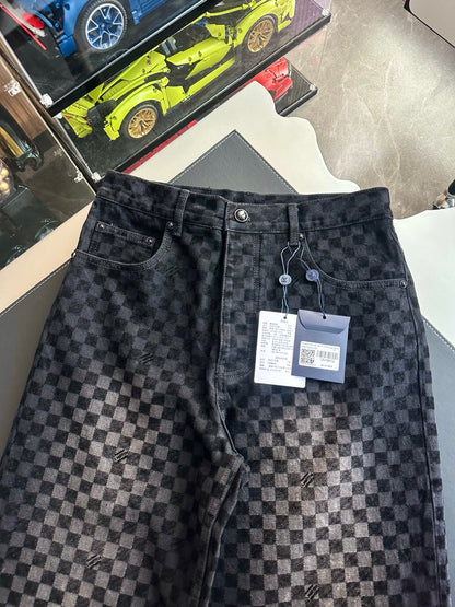 v공장 /  Louis Vuitton 루이비통 MISBHV 모노그램 블랙진