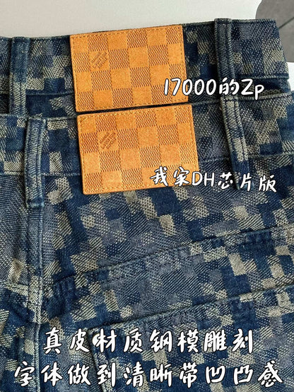 v공장 / 루이비통 25ss 그래픽 카라리스 데님 팬츠