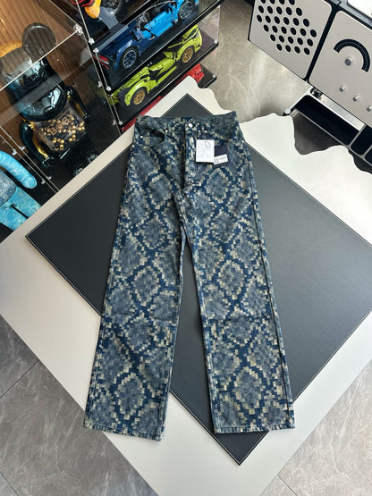 v공장 / 루이비통 25ss 그래픽 카라리스 데님 팬츠